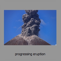 progressing eruption